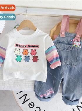 Baby backpack pants spring and fall new baby girl 适用eign c