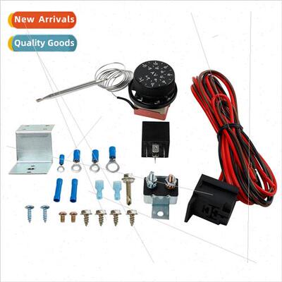 Adjustable Electric 12v Radiator Fan Thermostat Control Rela