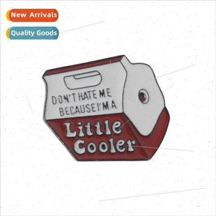 Carton Badge BECAUSE ttle Coole I`M Pin DON`T Milk HATE