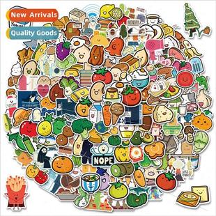 fruit and puzzle pcs ins childrens stickers 150 vegetable