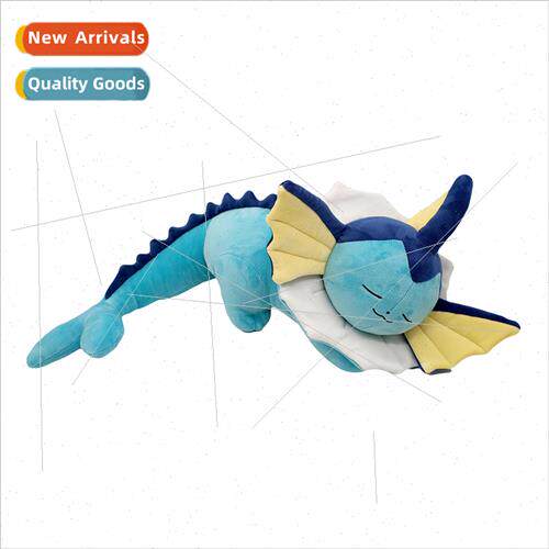 New Sleeping Vaporeon Poké Plush Water Ibuki Kids Plush Dol