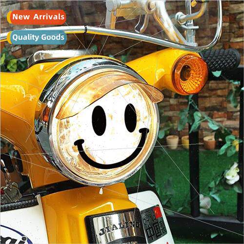 Motorcycle headlight stickers 适用 jialing coco smiley face