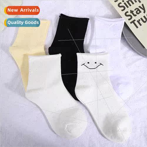 Fall and winter  of fashionable rolled socks womens casual b