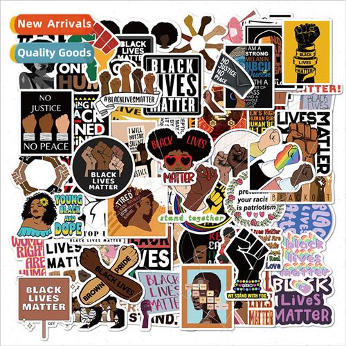 100pcs hey man sports Black ves Matter graffiti stickers ska