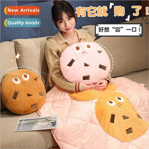 ins cookie pillow pillow blanket 2 in 1 pillow quilt bedroom