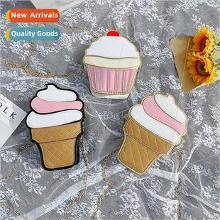 female new cream shoulde ice bag burger Personalized cute