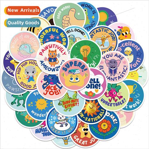 50pcs into childrens English enlightenment reward stickers c