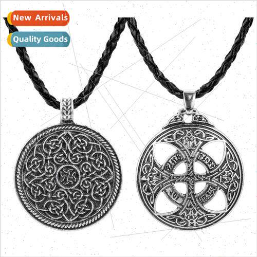 Jewelry Ireland Celtic Knot Pendant Necklace Nordic Viking V