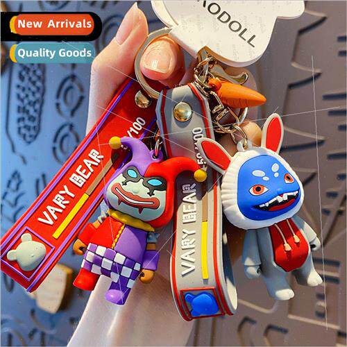ttle Britain Bear II keychain cute play drip rubber doll car