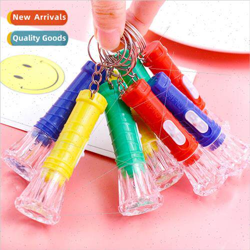 Transparent mini toy flashlight electronic light portable fl