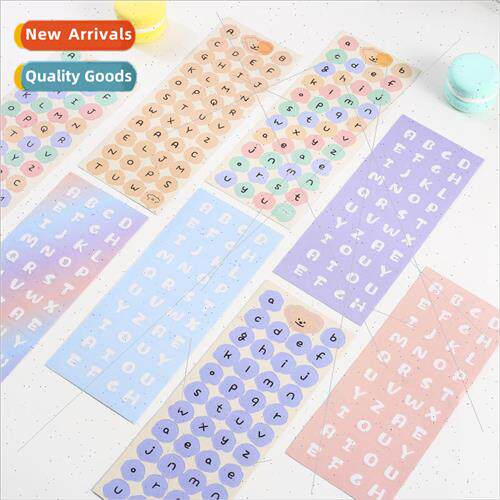 ins wind cream body English letters handbook stickers girl h