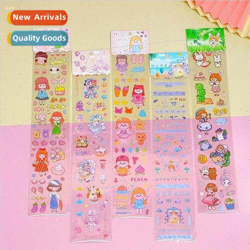 Childrens transparent pet stickers kindergarten reward stick