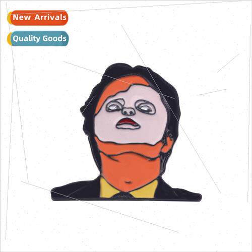 New  magic destroyer mask brooch creative metal badge bag cl