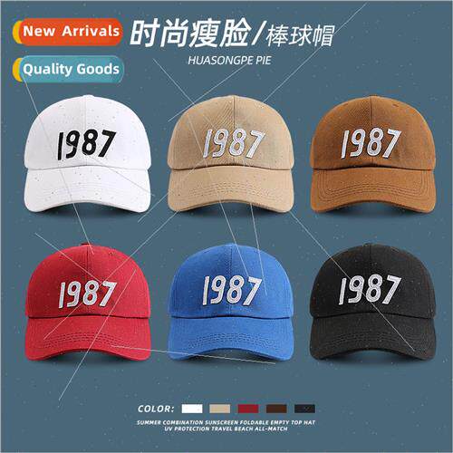 Koreas new 1987 embroidered baseball cap children spring and