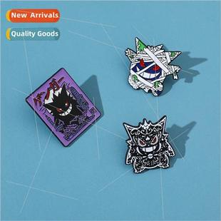 metal Pokémon badge Gengai mum Creative cos quirky