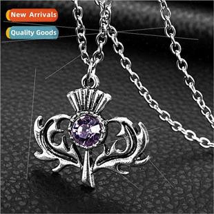 Battlefield Thistle Legends Flower Necklac Scotland Ancient