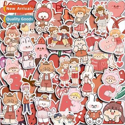 Korea cute characters red yo fruit 70 handbook stickers suit