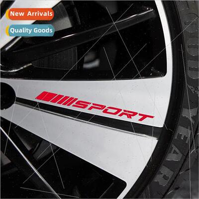 Hot Reflective Car Stickers Sport Alphabet Wheel Rims Racing