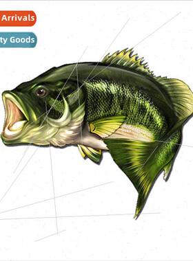 Reflective printed stickers carp car stickers personalized d