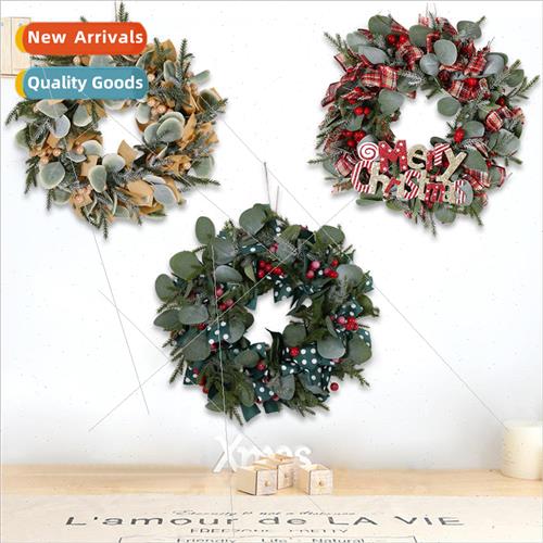 2023 Christmas decorations Christmas wreaths hanging Santa C