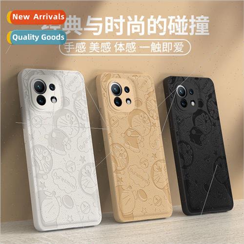 适用 Xiaomi 12 phone case Xiaomi 11Pro straight edge leather