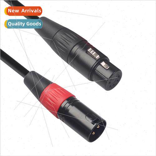 New three core male to five core female speaker microphone m