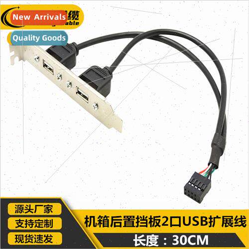Version 2.0 Chassis 2-Port USB Baffle Cable 2-Port USB Rear