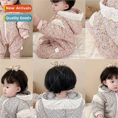Autumn and winter thickening anyi baby new baby floral winte