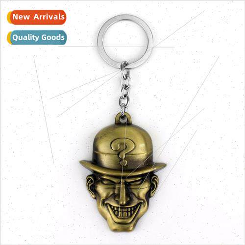 Movie Accessories Batman Riddler Alloy Keychain Pendant