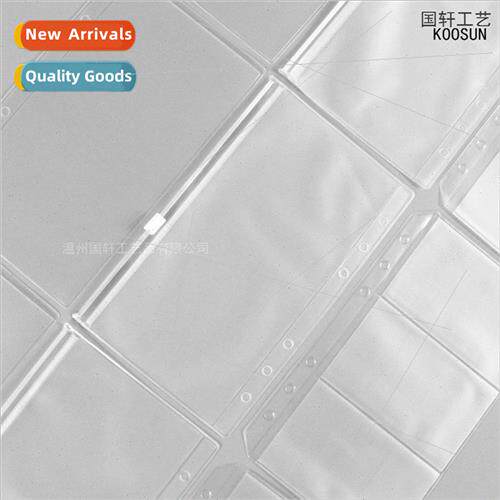 Loose-leaf travel book a6 plastic inserts handbook PVC organ