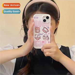 IPhone14ProMax Photo Frame Pink 13pro Cat Apple Womens Bread