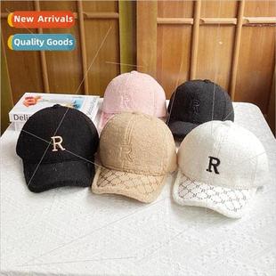 hat hot drill gas trend 适用eign female Lambs warm wool