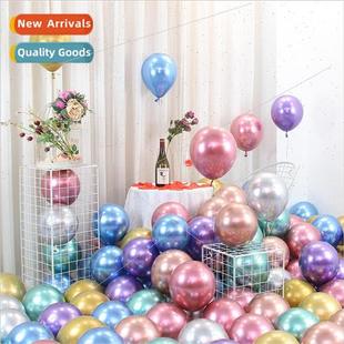 inch 2.8 grams Metallic latex metal weddi balloon