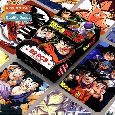 New 92PCS small card Dragon Ball double-sided card anime sur