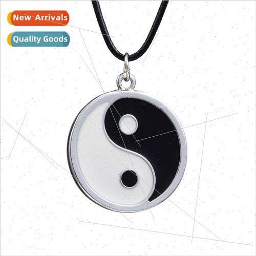 Naruto Necklace Hyuga Bagua Yin Yang Tai Chi Symbol Necklace