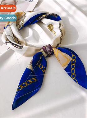 Sunscreen small silk scarf spring fall and summer Korean  of