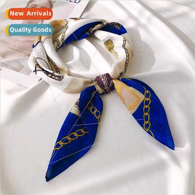 Sunscreen small silk scarf spring fall and summer Korean  of