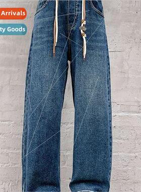 Girls jeans spring and autumn  2023 new Yangqi childrens fal