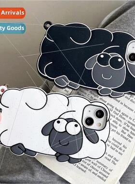 适用 Apple 14Pro Silicone Cute Sheep xr Phone Case iphonexs