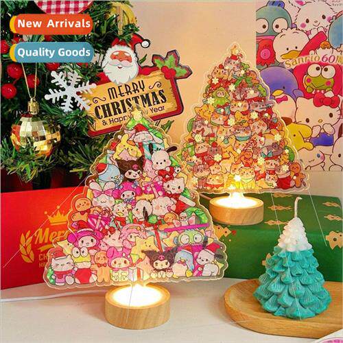 Christmas doodle e acrylic Christmas e puzzle light-up night