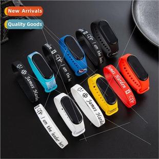 Printed bracelet watch attached bracelet men and women coupl