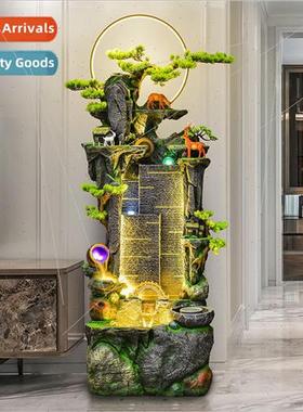 Ceramic pot running fountain feng shui fish tank attracts we