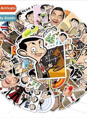 50 Mr. Bean cartoon characters fashion creative laptop refri
