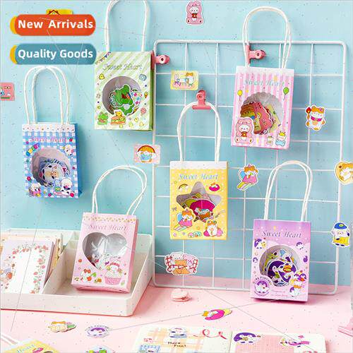 Sugar percent handheld sticker pack cute cartoon animals diy