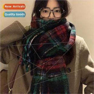 imitation cashmere 2023 winter the female Korean scarf