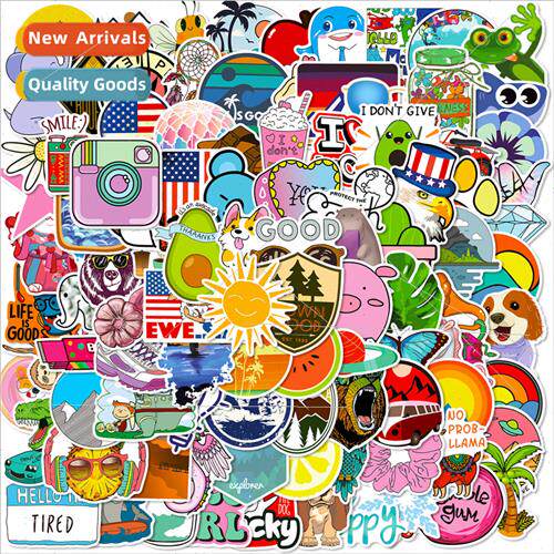 100 VSCO small fresh decorative stickers luggage notebook pe