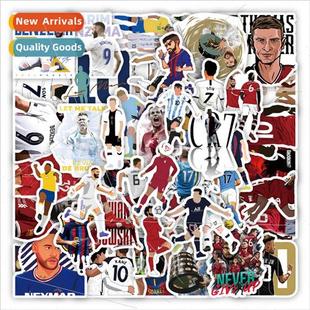 50 new sports soccer ball players graffiti stickers decorati