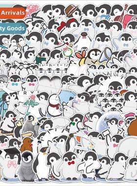 100 watercolor penguin graffiti stickers book bag water cup