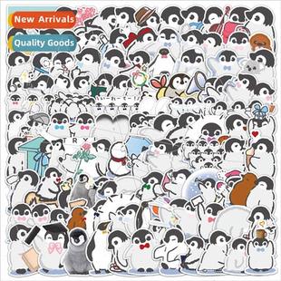 100 watercolor penguin graffiti stickers book bag water cup