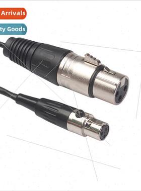 New All Copper with Aluminum Foil Shield mini xlr 3pin Femal